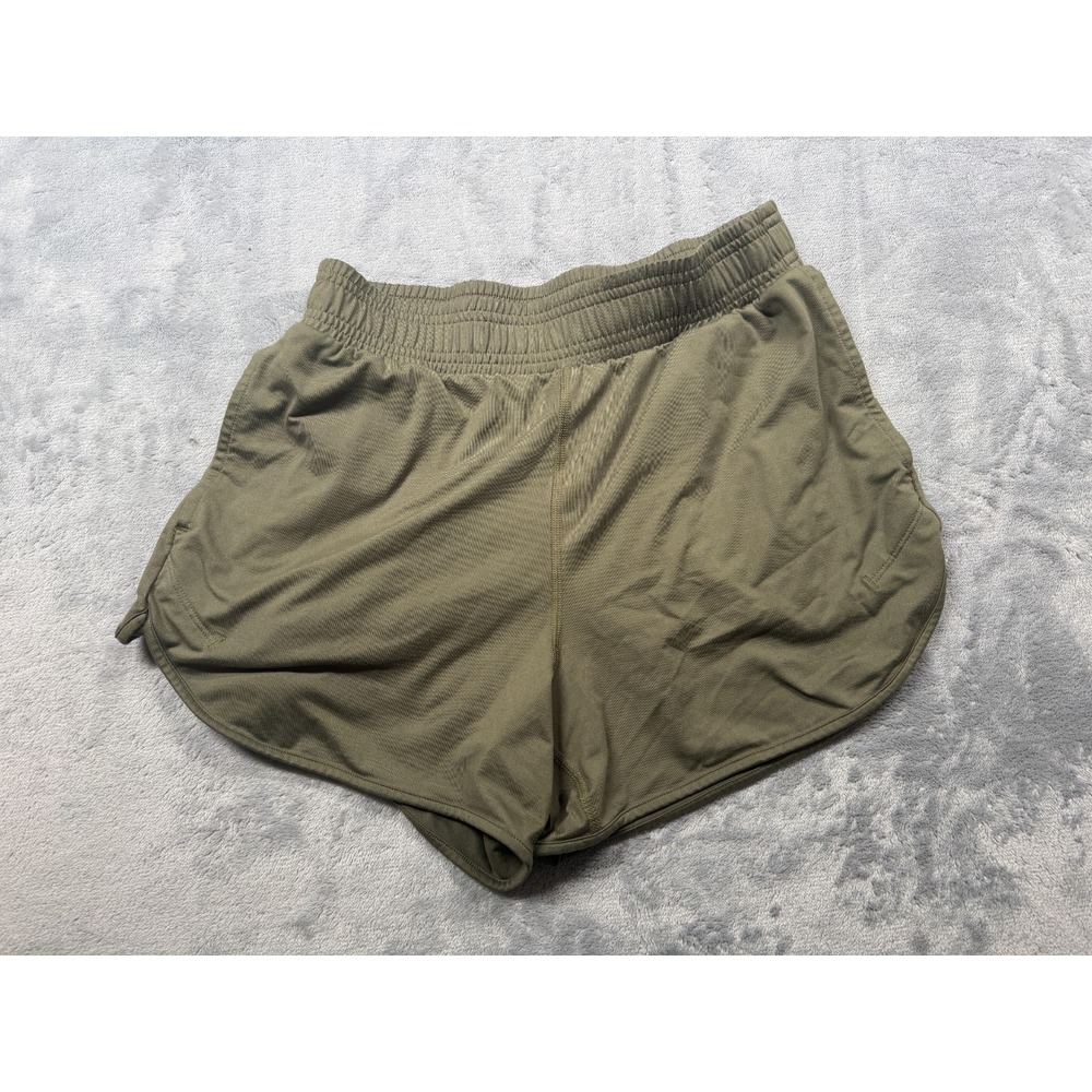 All In Motion Athletic Shorts Women's XS Olive Green Lined Stretch Running Gym